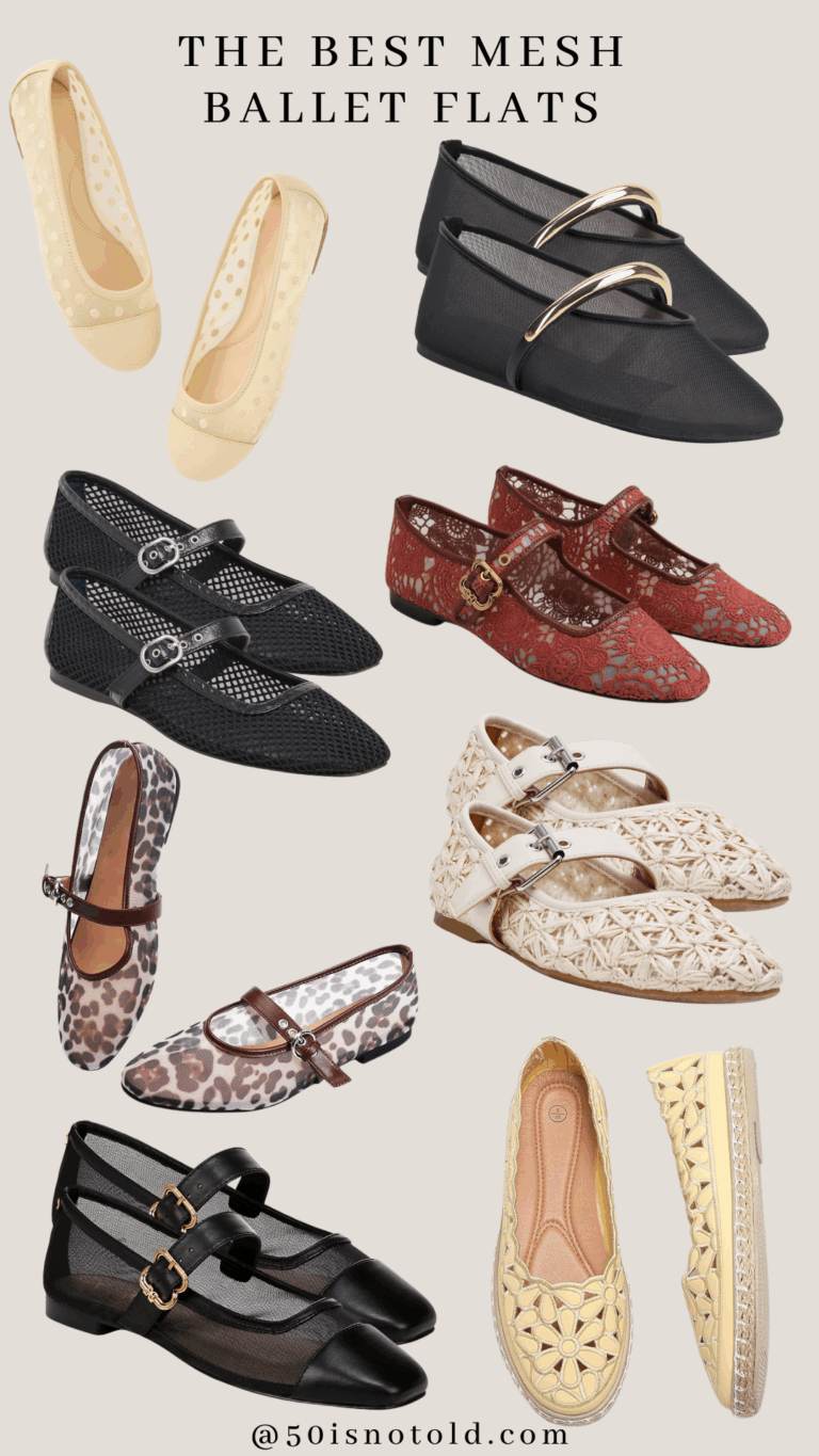 The Best Mesh Ballet Flats graphic