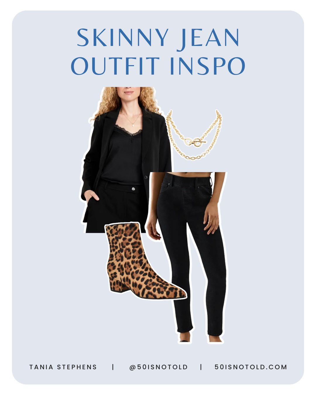 Ways to style skinny jeans for a date night or dinner