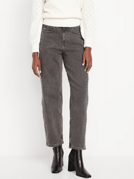 GRAY DENIM JEANS FOR FALL