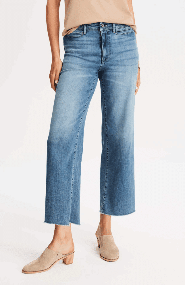 LIGHT WASH BLUE JEANS FOR WOMEN OVER 50