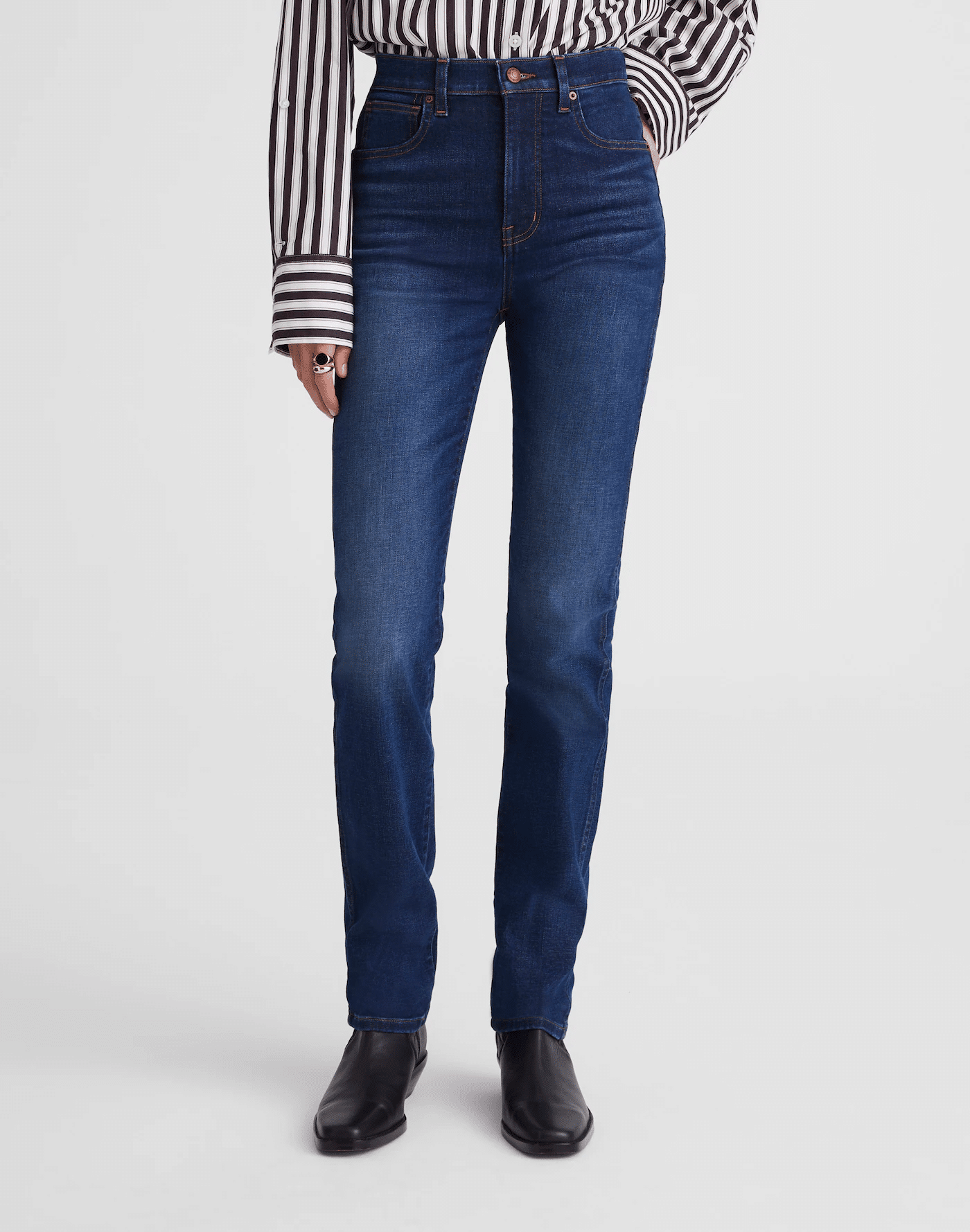 Madewell Jeans for Women Over 50: Are They Worth It? tania stephens 50 is not old fashion blogger  skinny