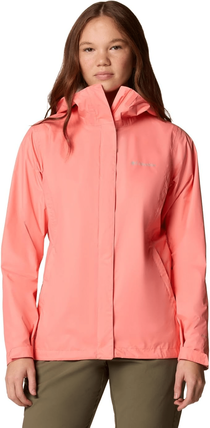Adjustable hood and sleeve cuffs, along with fleece lined upper body protect against the cold columbia