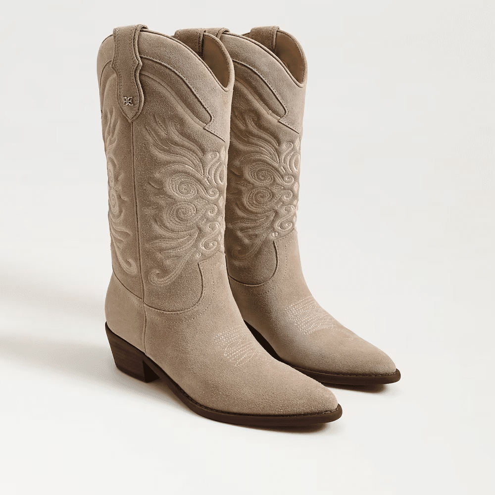 The Best Neutral Boots for Fall That Go With Everything 50 is not old fashion blogger tania stephens  western boot