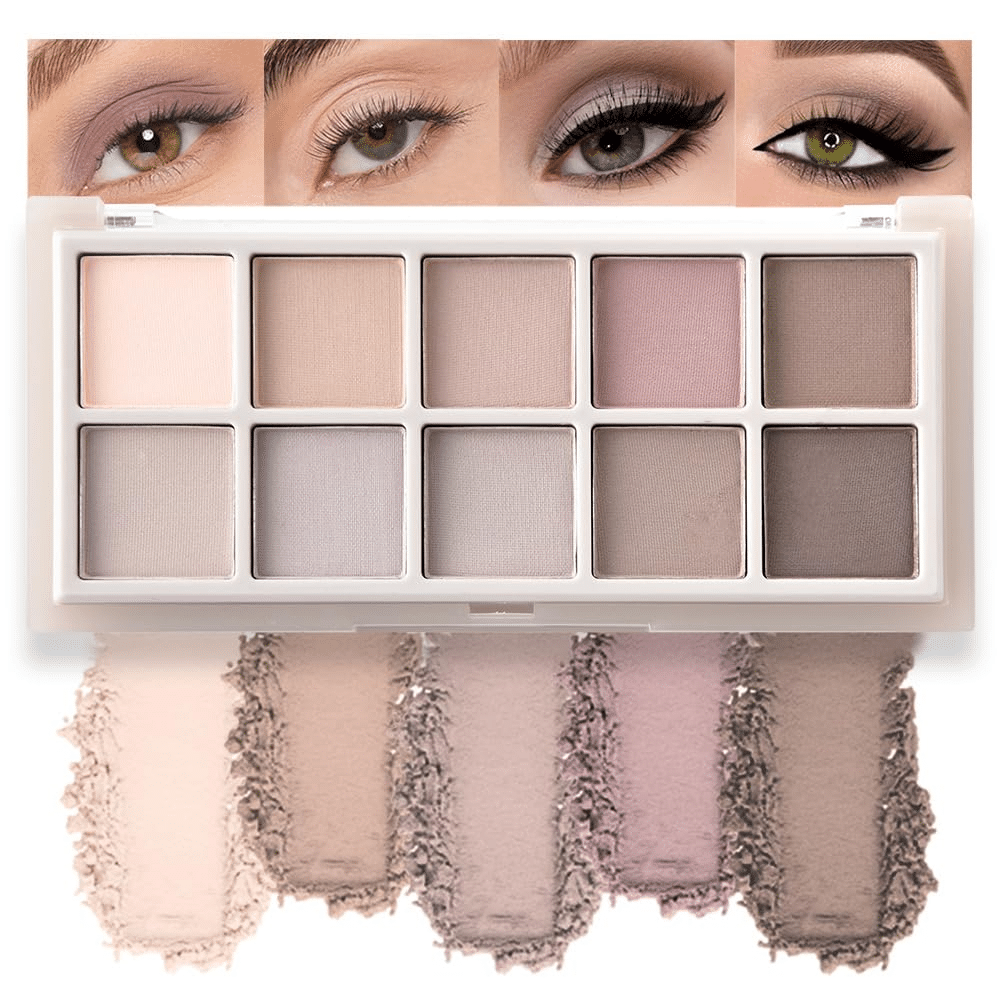 The Best Eyeshadow Palettes for Mature Women 50 is not old fashion blogger tania stephens matte taupes and greys