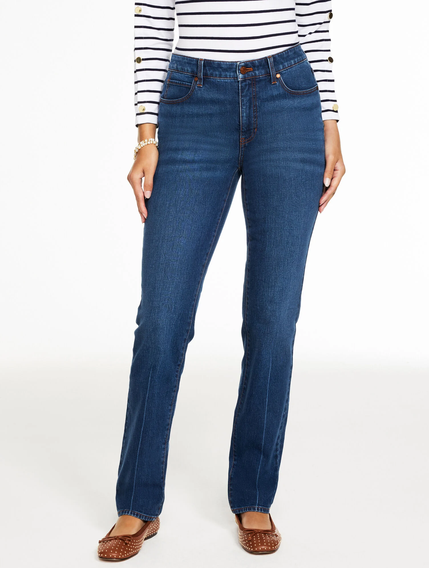 The Best Talbots Jeans for Women Over 50 (Tried and Tested) tania stephens 50 is not old fashion blogger  straight jeans