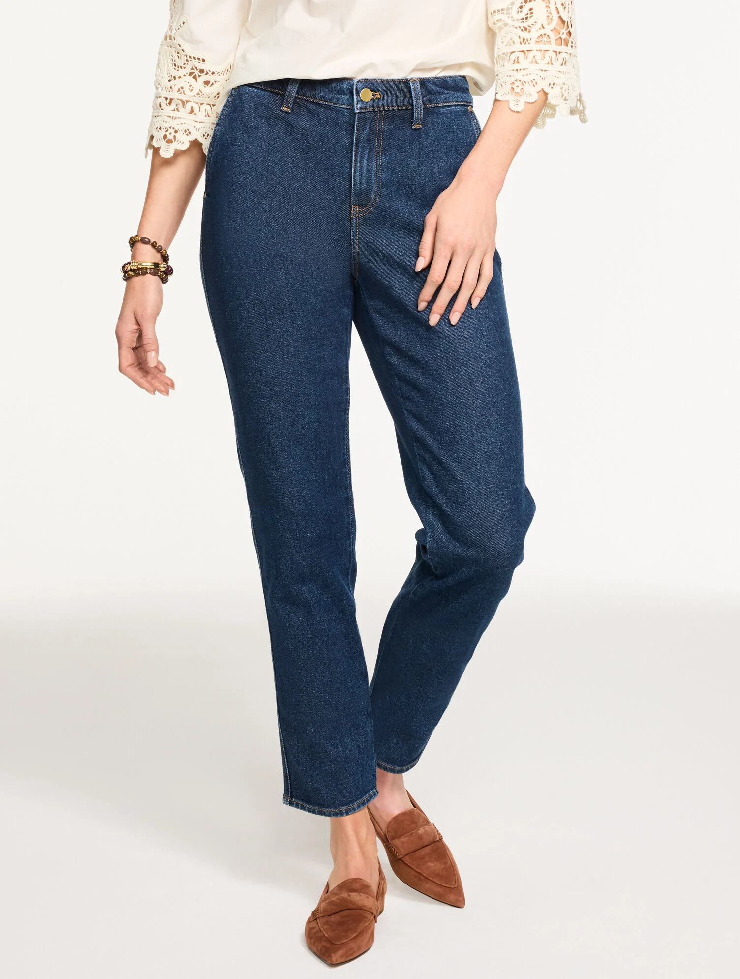 The Best Talbots Jeans for Women Over 50 (Tried and Tested) tania stephens 50 is not old fashion blogger slim