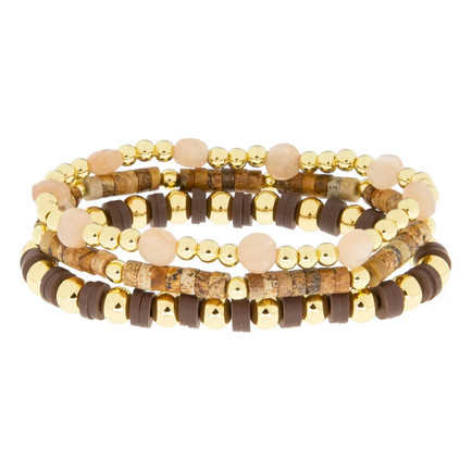 Set of 3 Beaded Stretch Bracelets, stylish jewelry for fall 2025 nordstrom