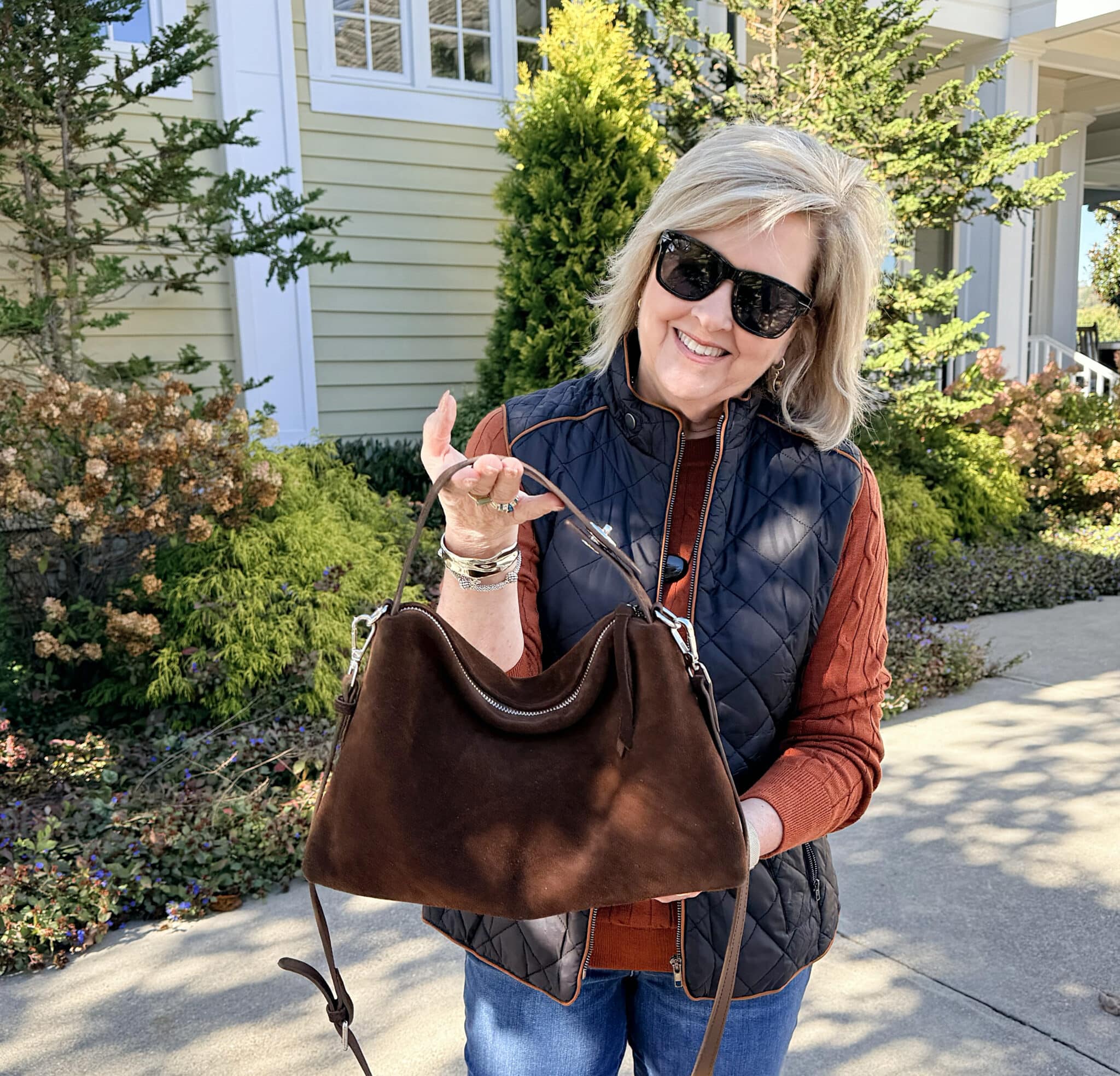 Amazon chocolate brown handbag