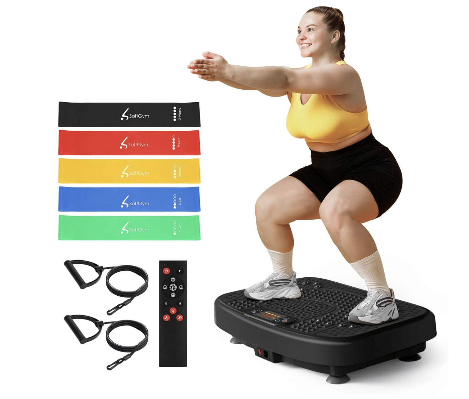 SoftGym Vibration Plate Exercise Machine for Lymphatic Drainage