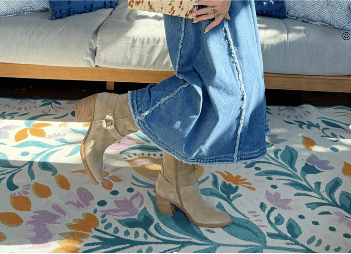Western style booties
