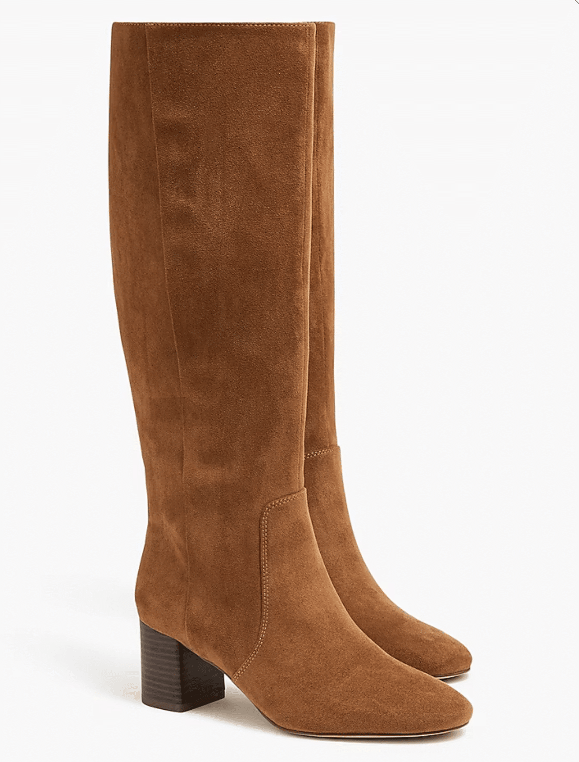 J.Crew Factory Knee-high heeled boots