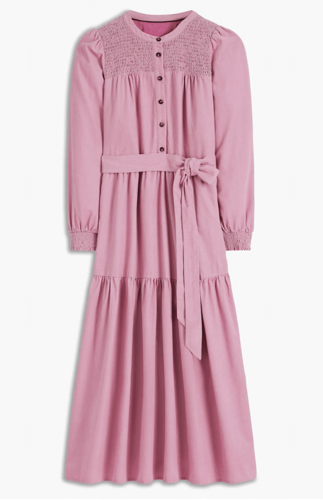 A ROSE PINK DRESS FROM BODEN AT NORDSTROM FOR FALL 2025