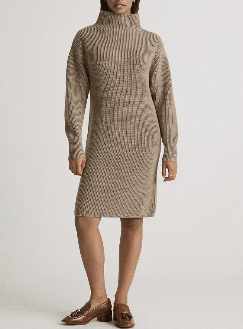 Quince Merino Wool Sweater Dress