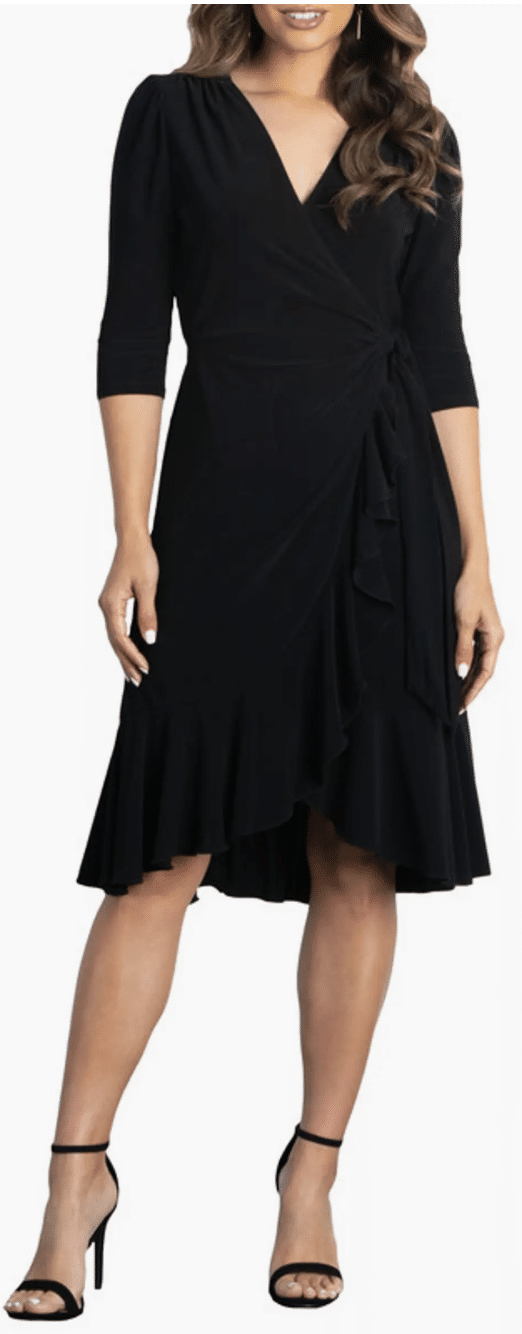 The Best Wrap Dresses for Fall & Winter 50 is not old fashion blogger tania stephens midi wrap