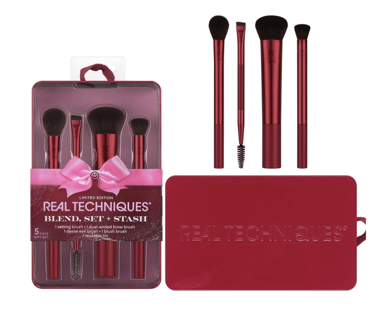 The Best Holiday Beauty Gift Sets From Amazon Worth Buying tania stephens 50 is not old fashion blogger makeup brushes
