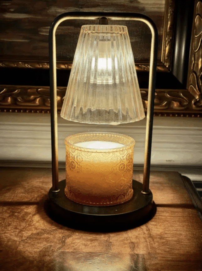 A candle warmer is a cozy home find for fall