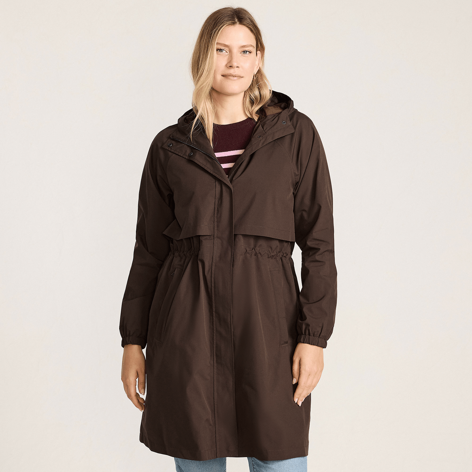 Lands’ End Squall Packable Long Raincoat