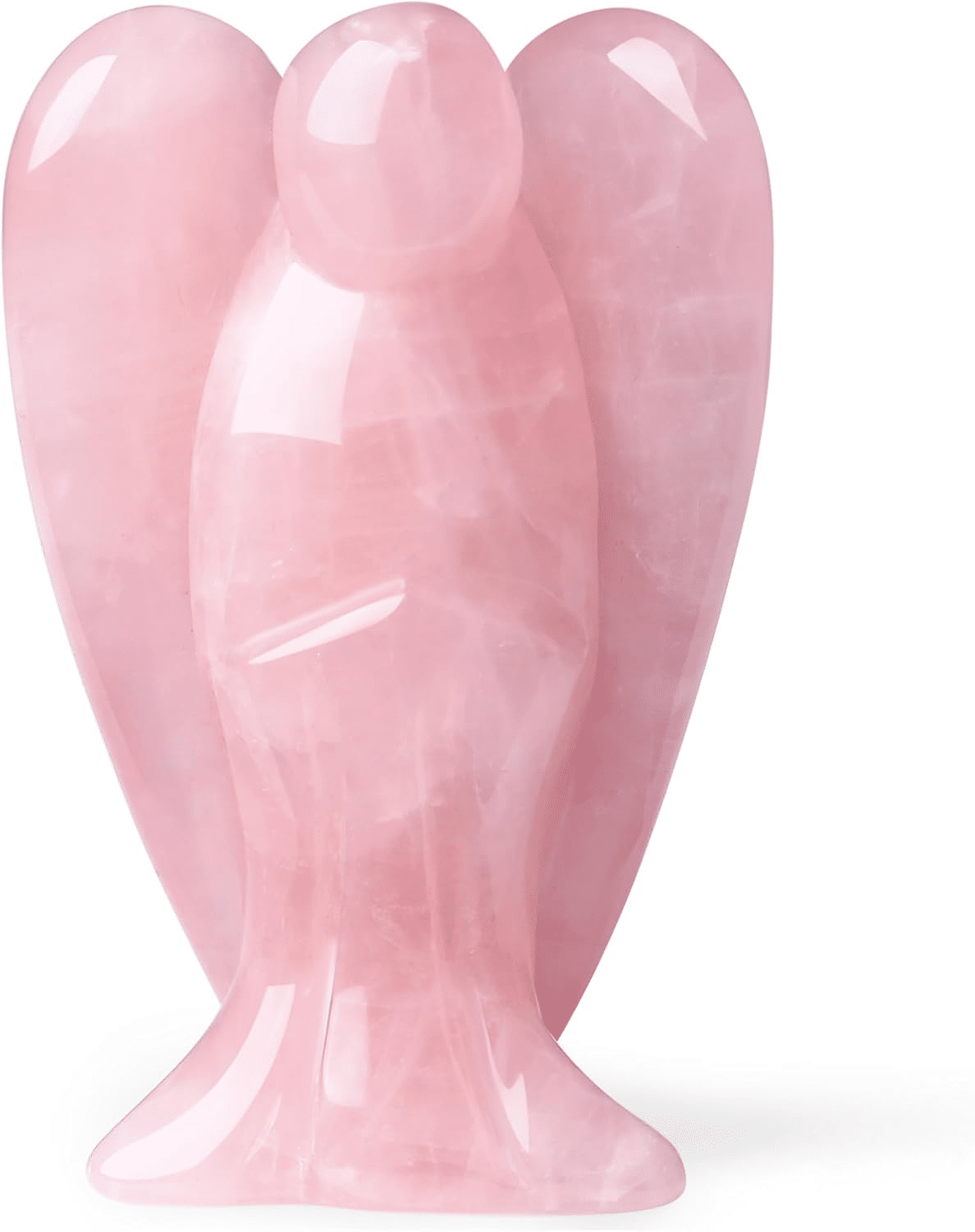 Pink Rose Quartz Angel Statue Figurine for Women of Faith Christians Gifts, Presents, Finds from Amazon