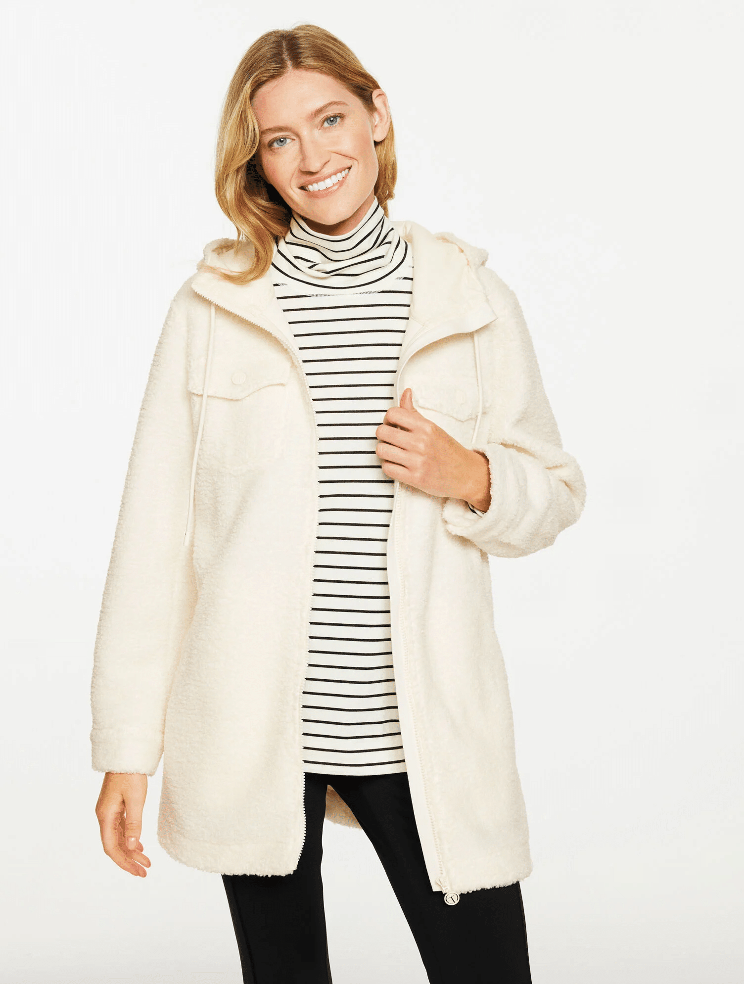 T by Talbots Fall 2025 tania stephens 50 is not old fashion blogger teddy sherpa