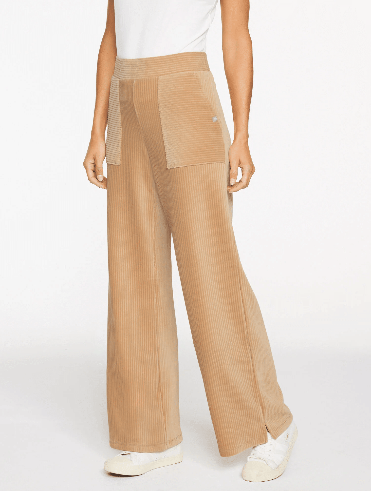 T by Talbots Fall 2025 tania stephens 50 is not old fashion blogger velour wide leg pants