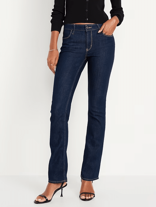 OLD NAVY Mid Rise Boot Cut Jeans