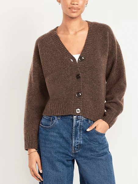 CLASSIC FALL PIECES OLD NAVY Wool-Blend Slouchy Cardigan