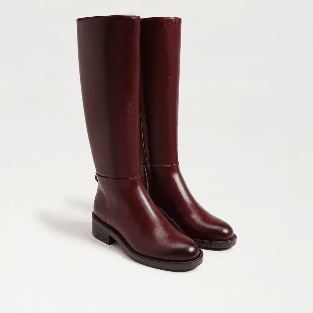 Which Boots Work Best with Skinny Jeans Over 50? tania stephens 50 is not old fashion blogger sam edleman