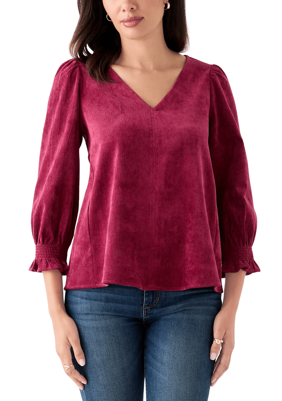 How to Wear Corduroy This Fall: Timeless Styles for Women Over 50 tania stephens 50 is not old fashion blogger bluse