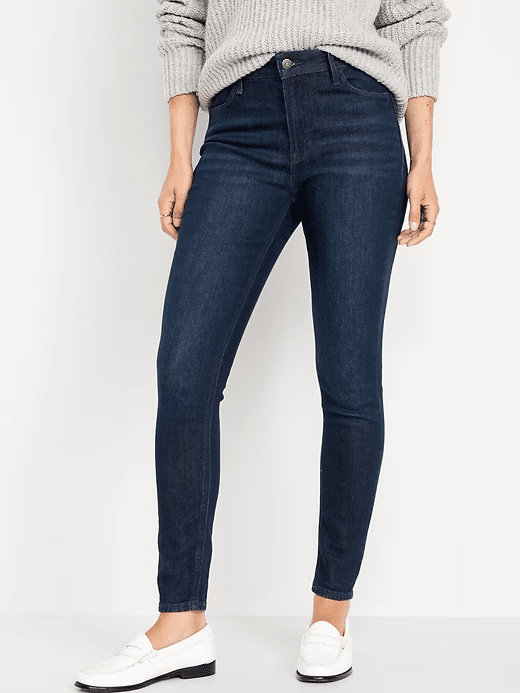 Slim Jeans That Flatter Every Figure (and Pair Perfectly with Fall Boots!) 50 is not old fashion blogger tania stephens super skinny