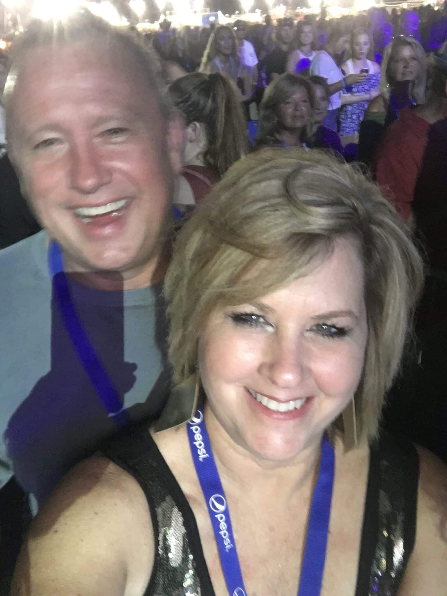 Joe and Tania at the Pepsi Gulf Coast Jam in Florida