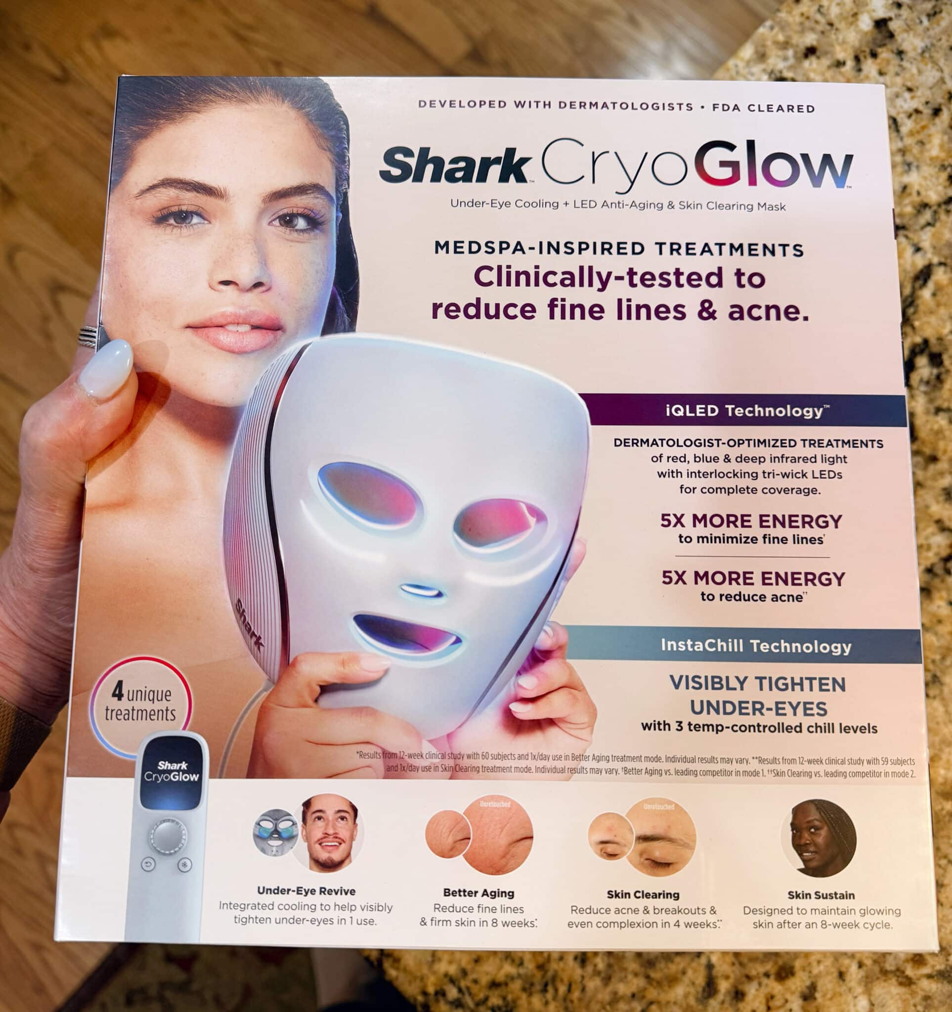 Shark FlexStyle CryoGlow LED Face Mask
