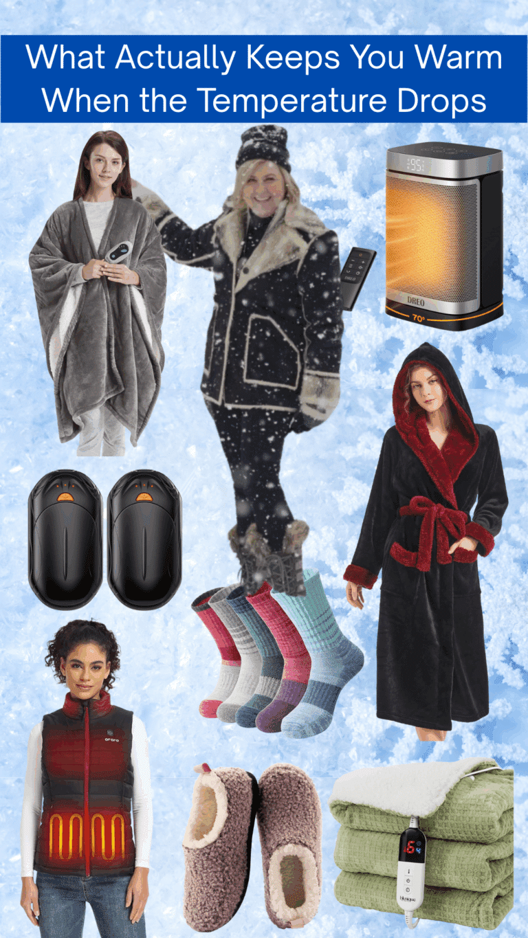 Graphic for items to wear in cold weather