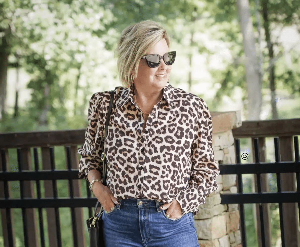 Zeagoo lantern sleeve top in white, flattering long sleeve blouse for mature women