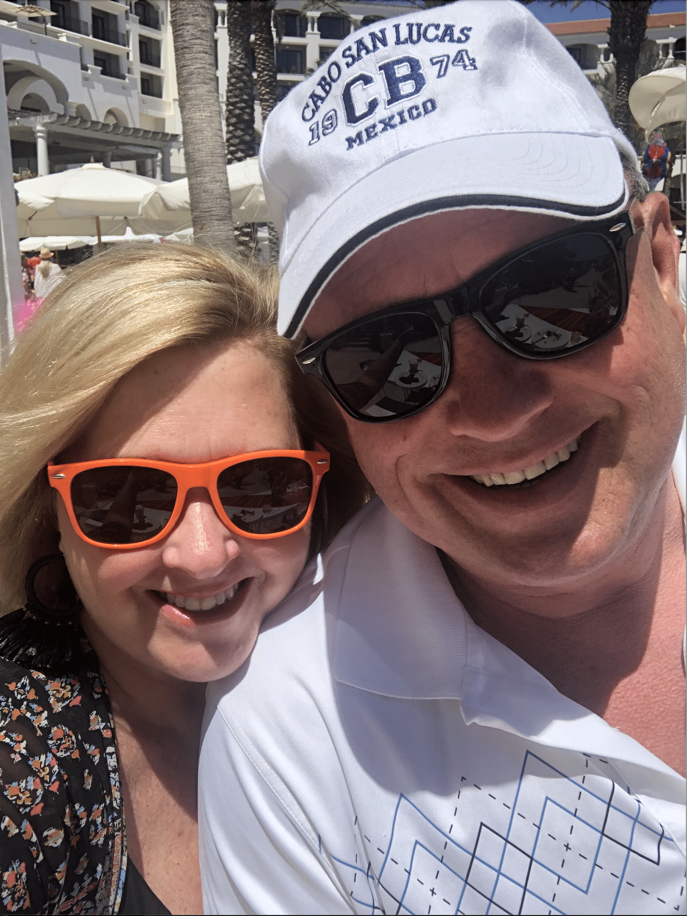 Joe and Tania on a trip to Cabo San Lucas