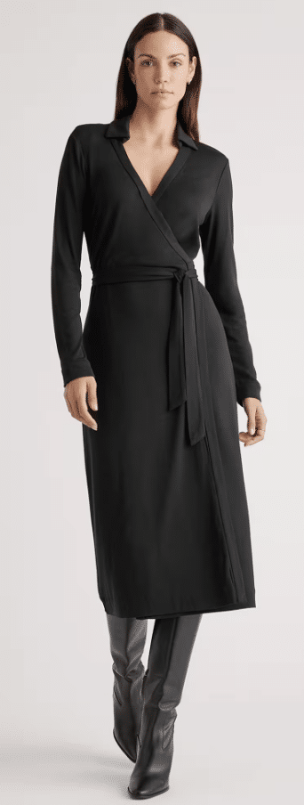 The Best Wrap Dresses for Fall & Winter 50 is not old fashion blogger tania stephens wrap dress