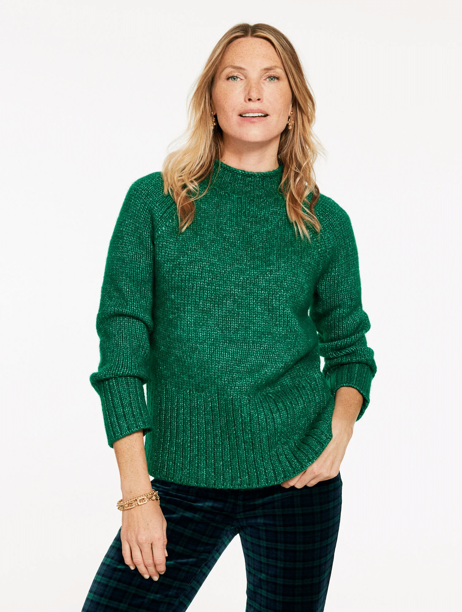 What to Wear to a Christmas Brunch or Lunch tania stephens 50 is not old fashion blogger mockneck sweater