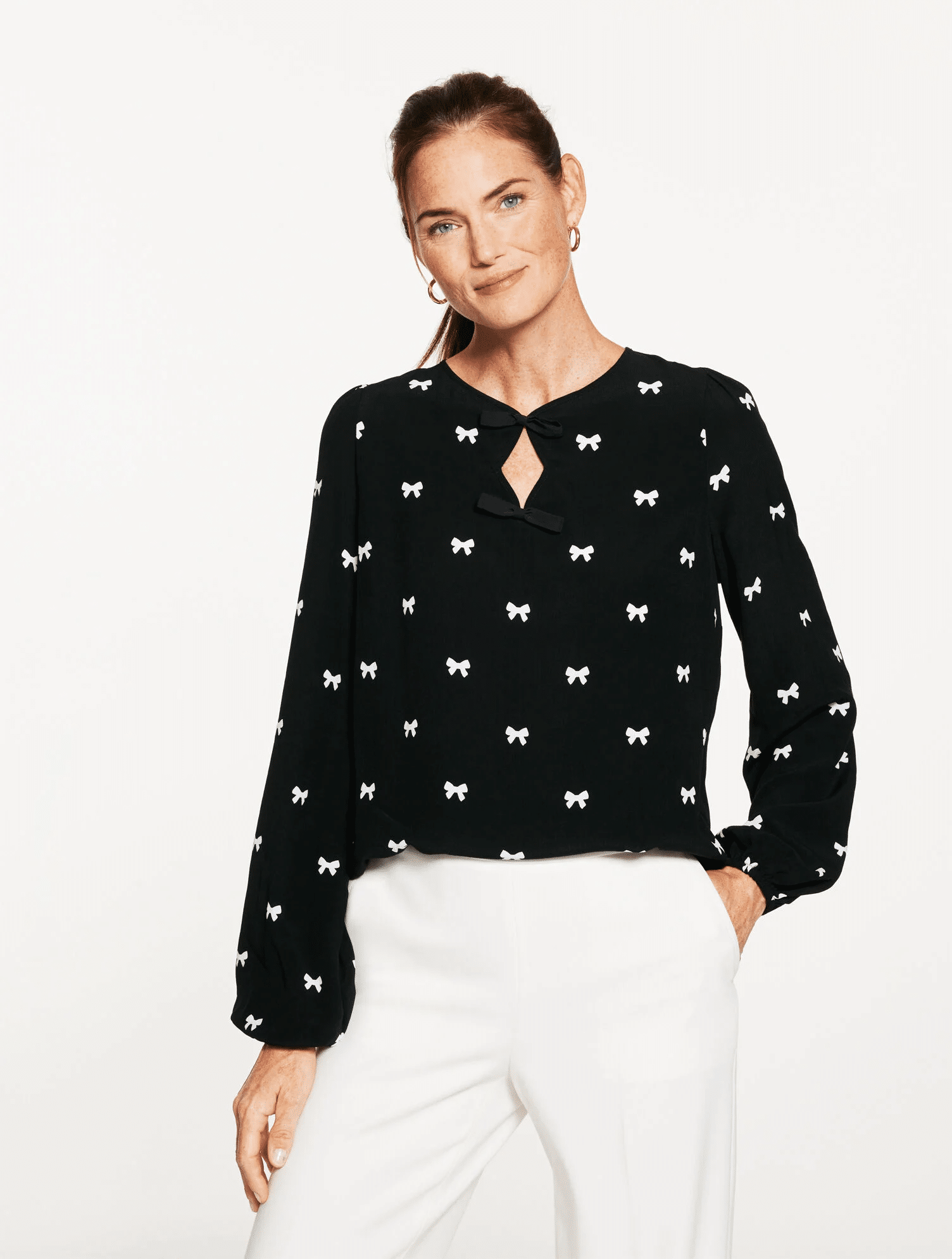 The Best Dressy Tops for Holiday Events for Women Over 50 50 is not old tania stephens fashion blogger  bows