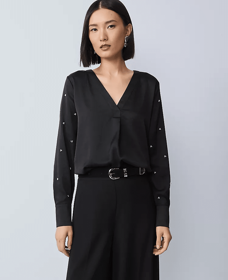 The Best Dressy Tops for Holiday Events for Women Over 50 50 is not old tania stephens fashion blogger  pearl