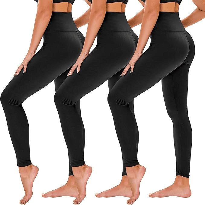 3 Pack, Black Leggings, Affordable fashion on Amazon