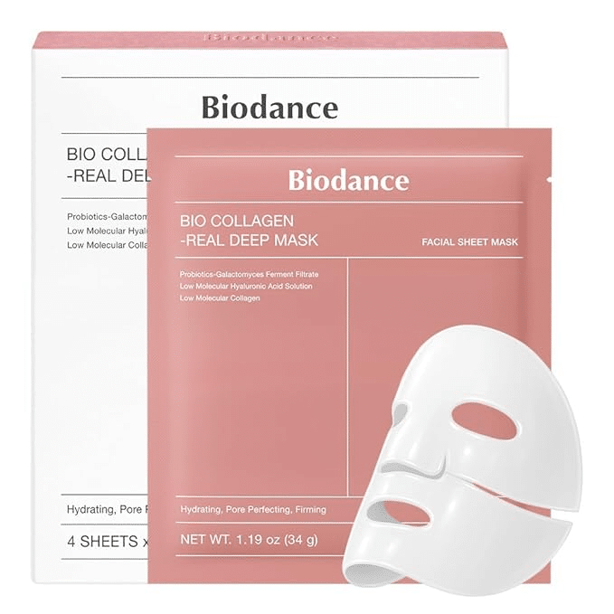 BIODANCE Bio-Collagen Real Deep Mask plumps and hydrates very dry skin.