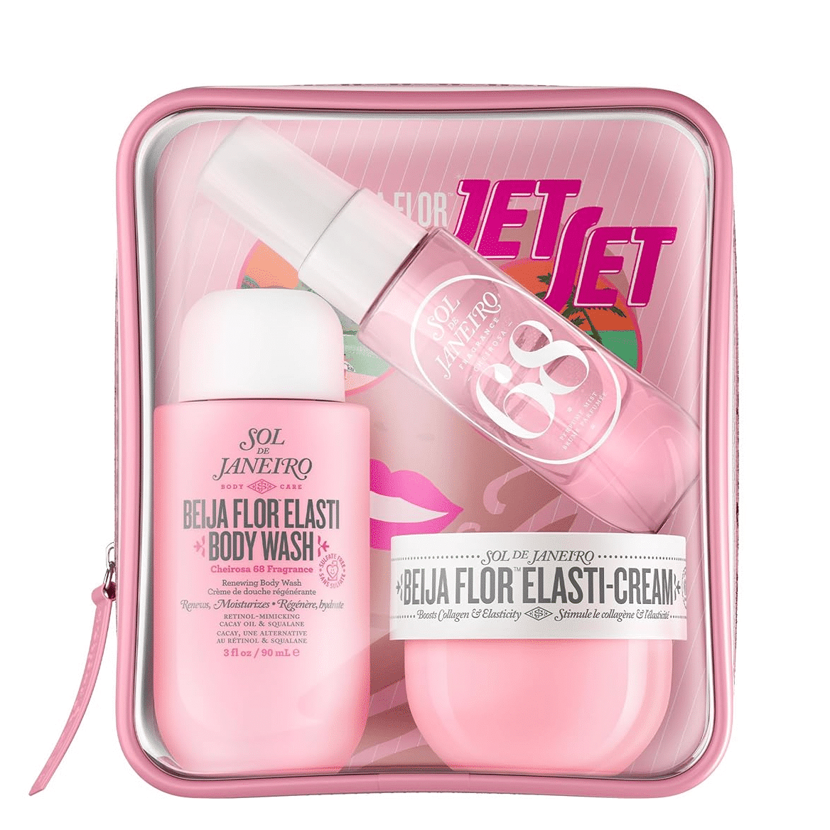 Sol de Janeiro jet set travel shower kit small gift