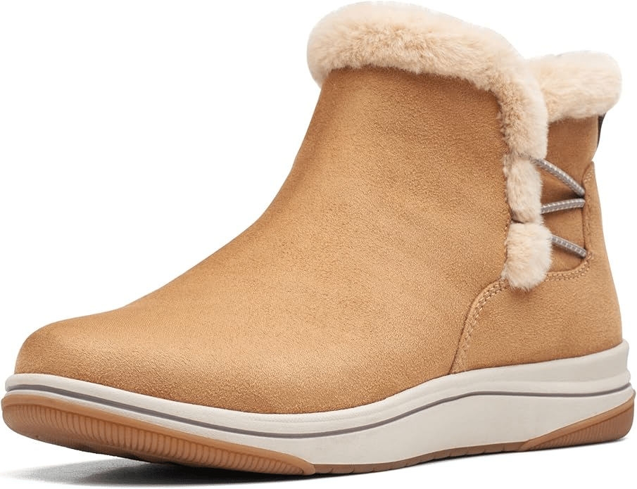 The Best Amazon Boots for Cold Weather 50 is not old fashion blogger tania stephens  clarks fur ankle boots