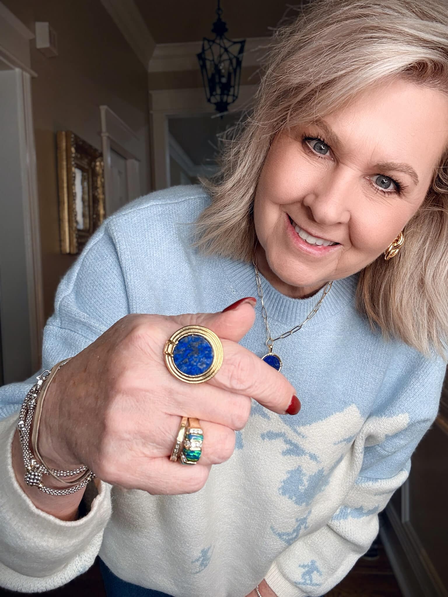 lapis ring from Susan Shaw