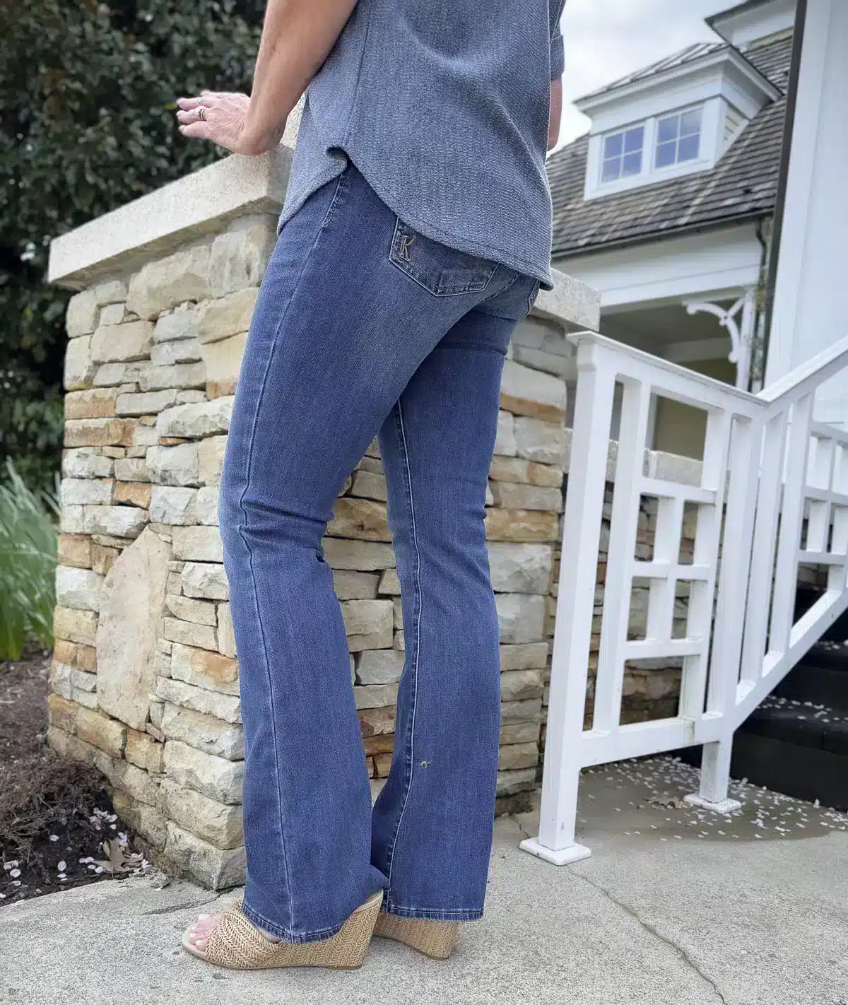 Tania modeling jeans from Kut from the Kloth