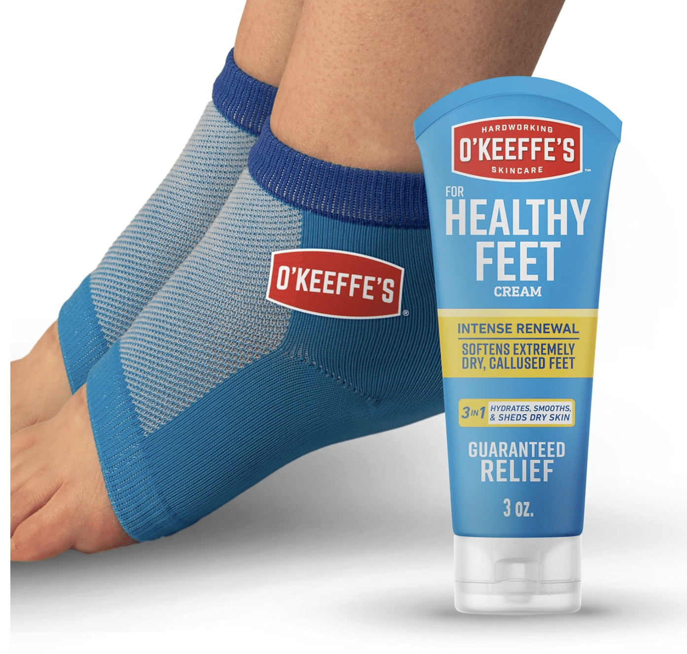 O’Keeffe’s for Healthy Feet Heel Repair Kit with Urea & Lactic Acid