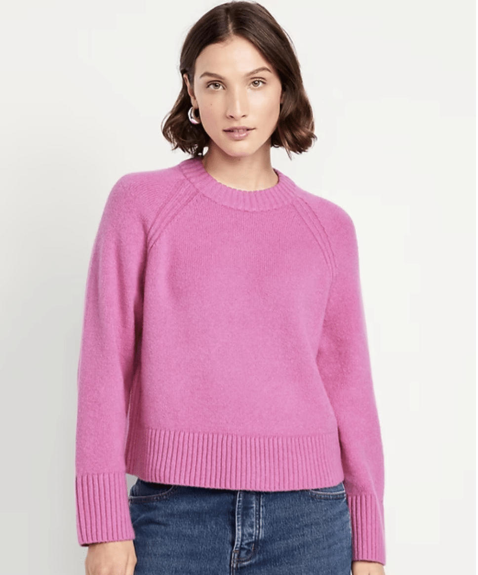 The Best Winter Tops to Wear With Jeans tania stephens 50 is not old fashion blogger old navy