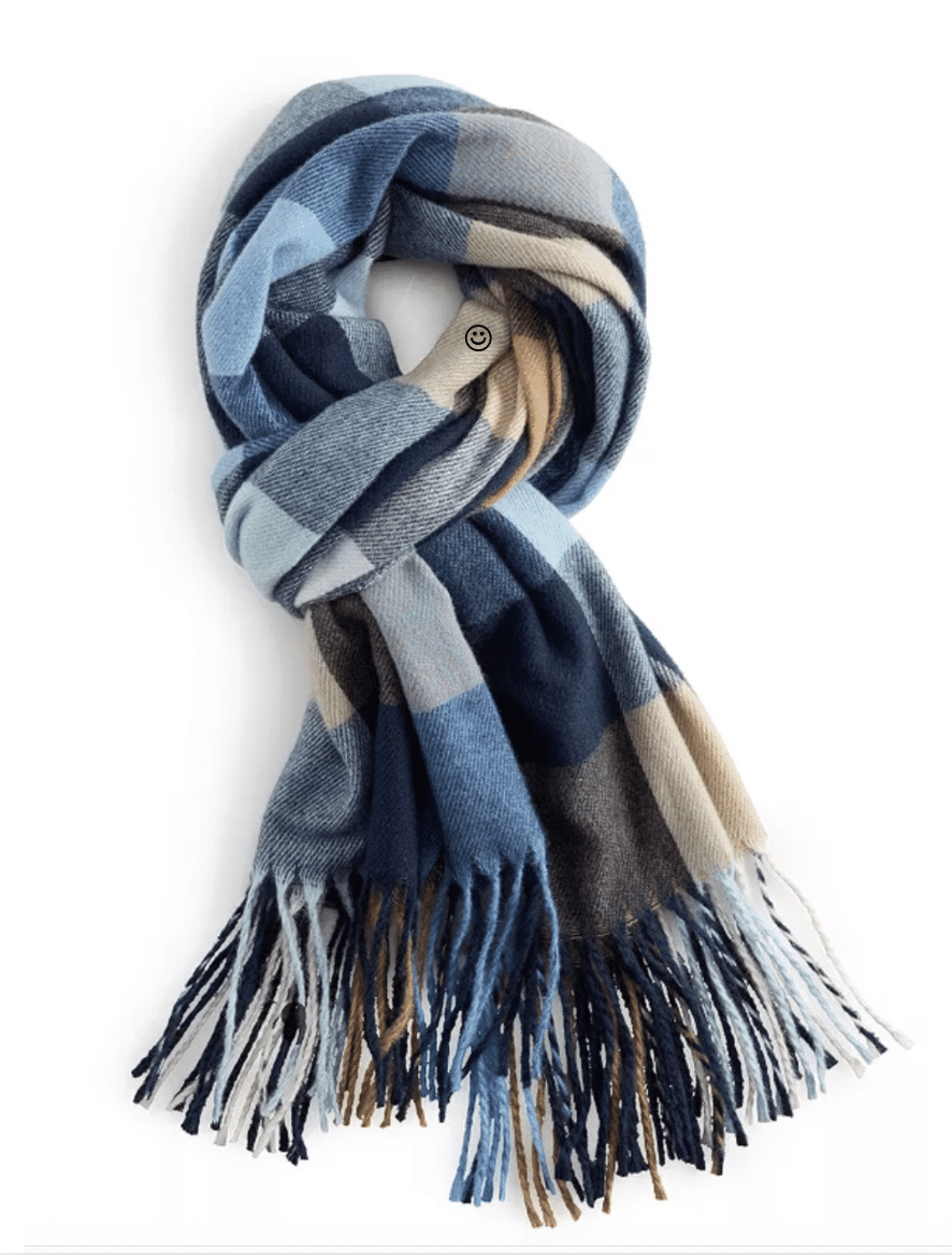 Layering Tricks That Actually Keep You Warm and Stylish tania stephens 50 is not old fashion blogger plaid scarf