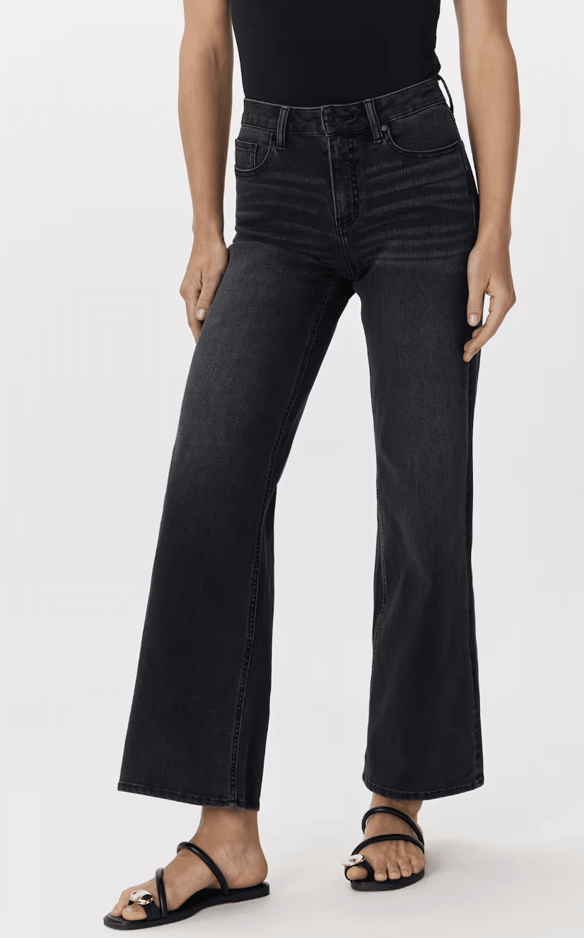 Best Wide-Leg Jeans for Women Over 50 in 2026 tania stephens 50 is not old fashion blogger faded black