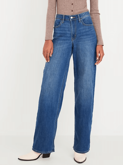 Best Wide-Leg Jeans for Women Over 50 in 2026 tania stephens 50 is not old fashion blogger old navy
