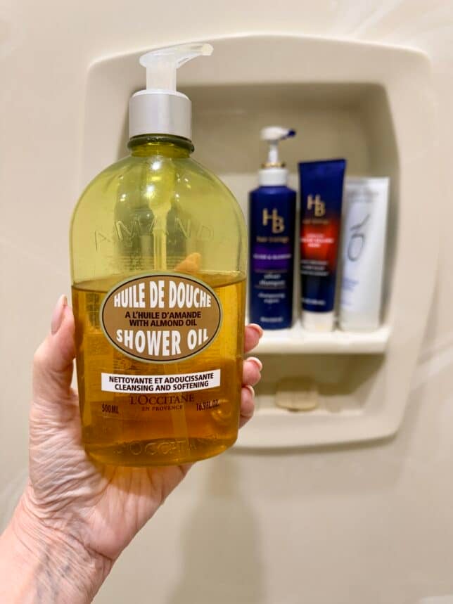 The Shower Oil I use in the shower